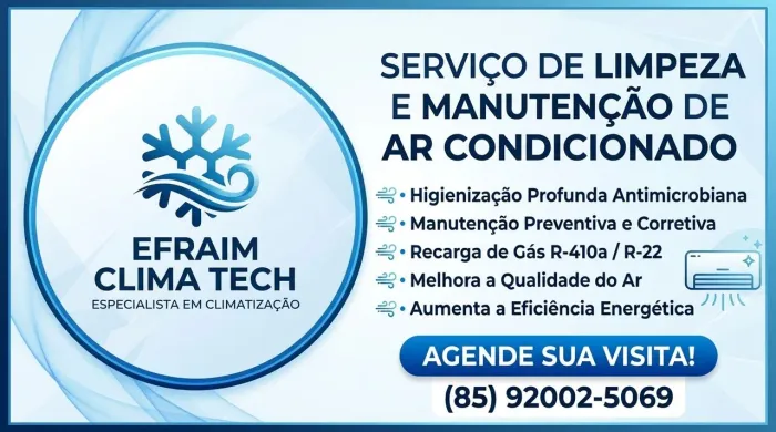 Limpeza e manutenção em ar condicionado