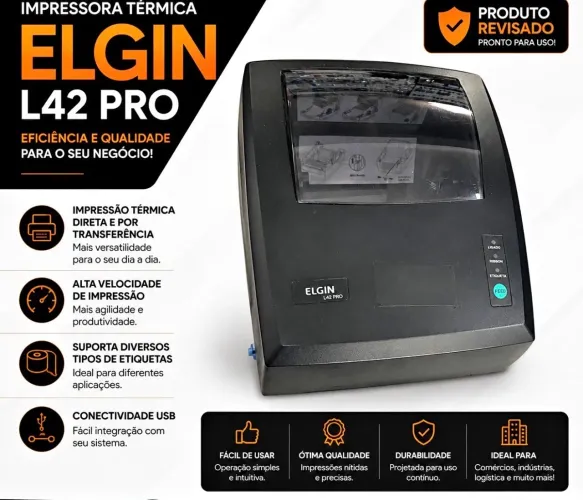 Impressora térmica Elgin L42 PRO