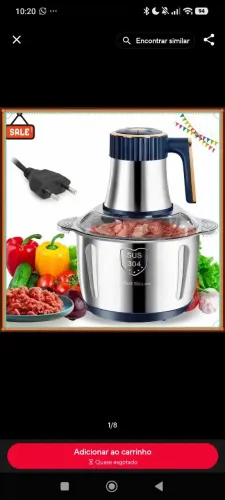 Vendo multiprocessador novo 220v