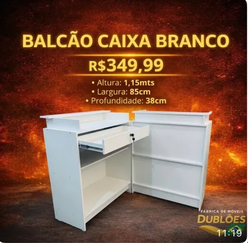 Balcão recepção