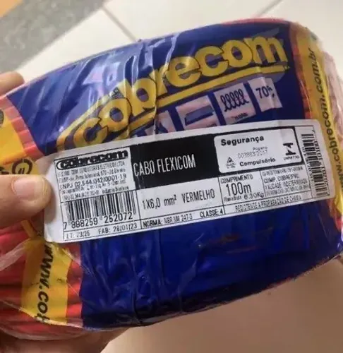 FIO 6M COBRECOM 600 REAIS