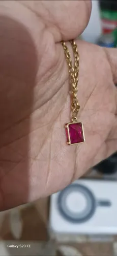 Pingente Rosa ouro 18k