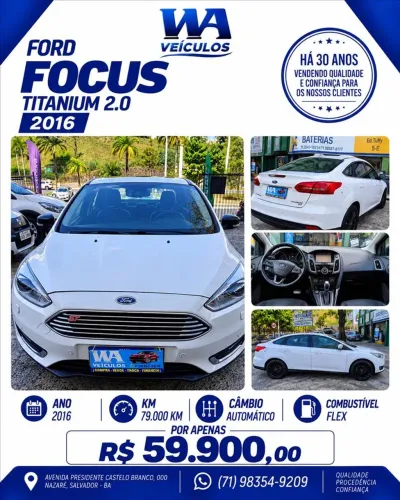 Ford Focus Tita/tita Plus 2.0 Flex 5P Aut. 2016