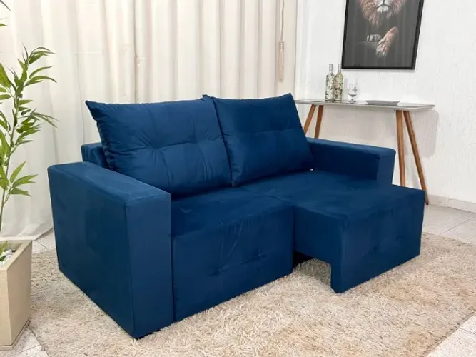 Sofá Havaí 1,80m Azul Marinho