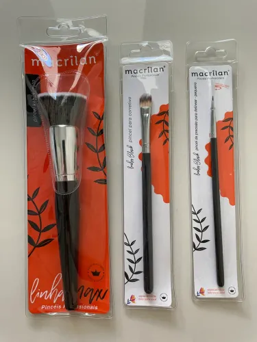 Kit pincéis de maquiagem 