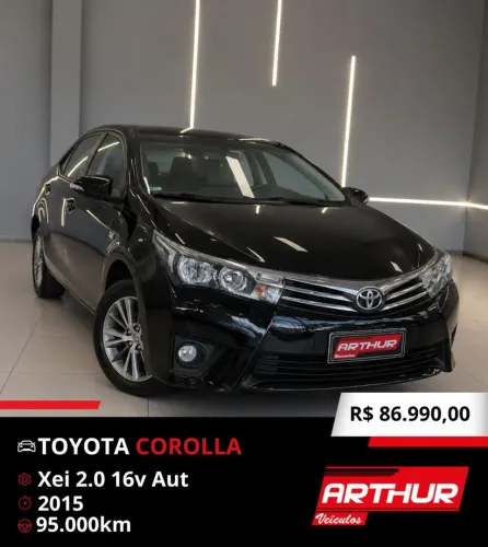Toyota Corolla 2.0 XEI 16V Flex 4P Automatico 2015