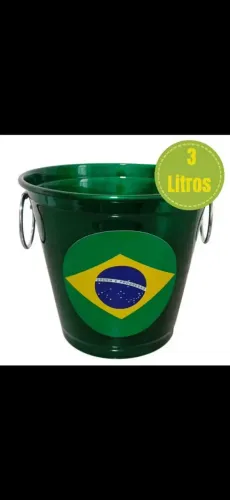Balde de gelo em alumínio