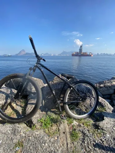 Bicicleta aro 29 quadro caloi alumínio 