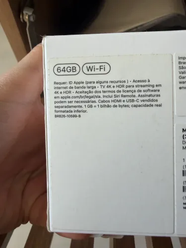 Appletv praticamente sem uso novo