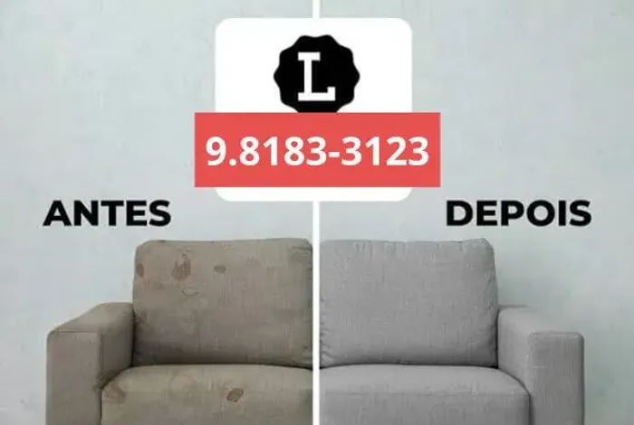 Lavagem de sofá qualquer modelo e tamanho 