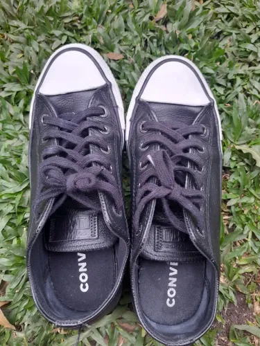 Tenis all star couro usado 2x