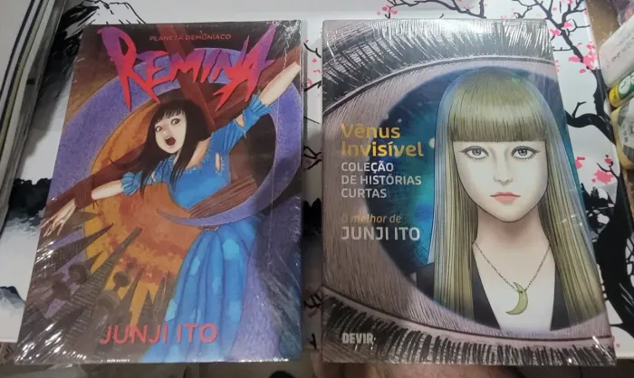 REMINA & VÊNUS INVISÍVEL * 2 GRANDES TÍTULOS DO JUNJI ITO * MANGÁ LACRADOS DE FÁBRICA