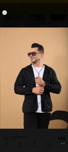 Blazer masculino slim estiloso