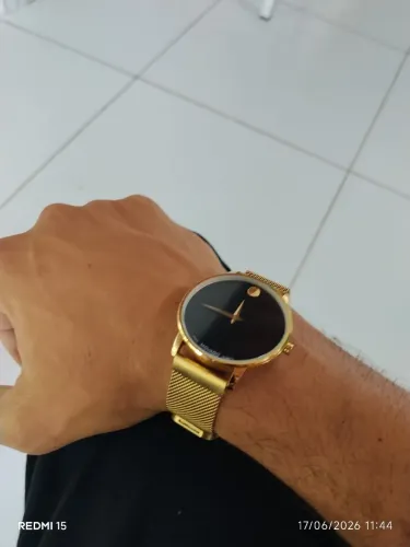 Vendo relógio movado dourado