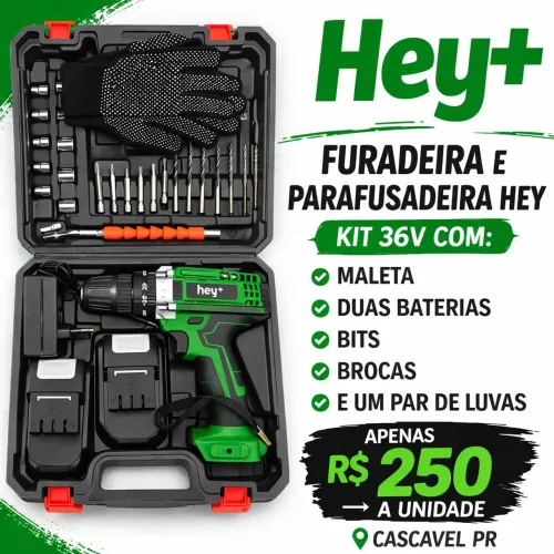 Furadeira e parafusadeira a bateria