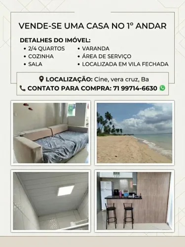 Casa a venda no cine, vera cruz, Ba