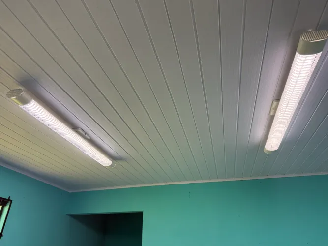 Luminária aletada led