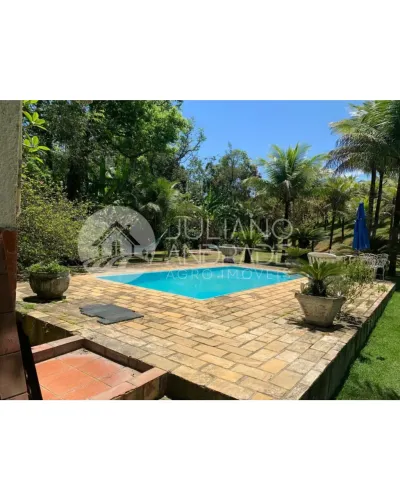 EXCELENTE SÍTIO EM SAMBAETIBA PARA MORADIA E LAZER COM PISCINA E SALÃO DE FESTAS