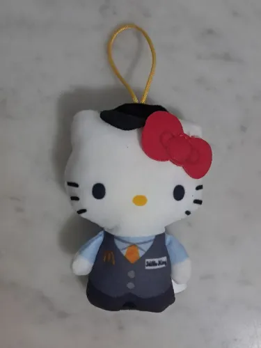 Mini pelúcia Hello Kitty McDonald's