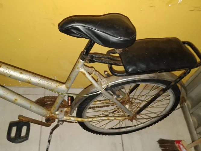 Bicicleta c baconde garupa. 
