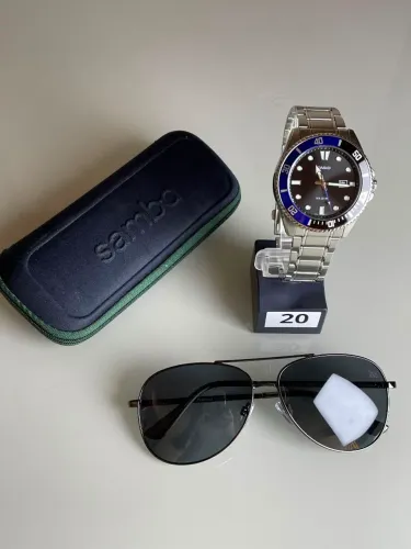 Combo especial Relógio Casio + Óculos polarizado 