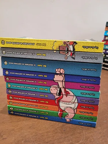 Coleção 11 livros CAPITÃO CUECA