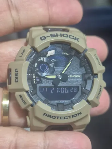 Relógio CASIO G-SHOCK  G-SQUAD  BEGE   GBA-900UU-5AER    -    NA CAIXA