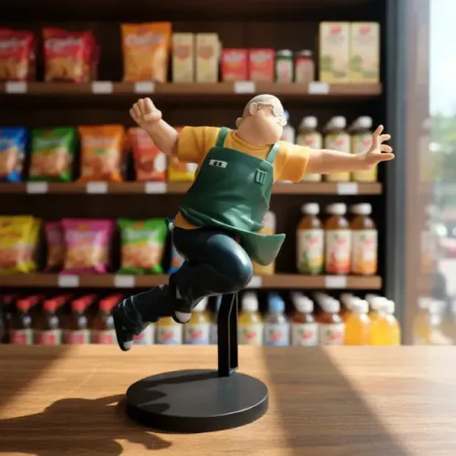 Boneco do Personagem Taro Sakamoto Sakamoto Days 21 Cm Em Pvc