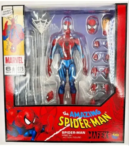 Homem-Aranha Mafex 075 Reissue Spider Man Original