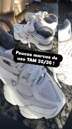 Tênis sal e pimenta 