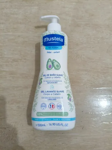 Gel Lavante Suave Mustela Bebê Corpo e Cabelo 500ML - Lacrado