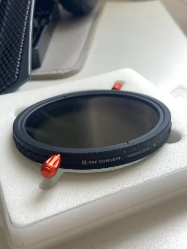 Filtro Nd + Cpl 67mm 2 Em 1 Variável Polarizador E Nd Preto
