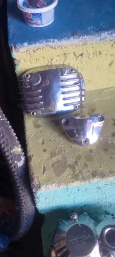 Kit tampas motor cromadas