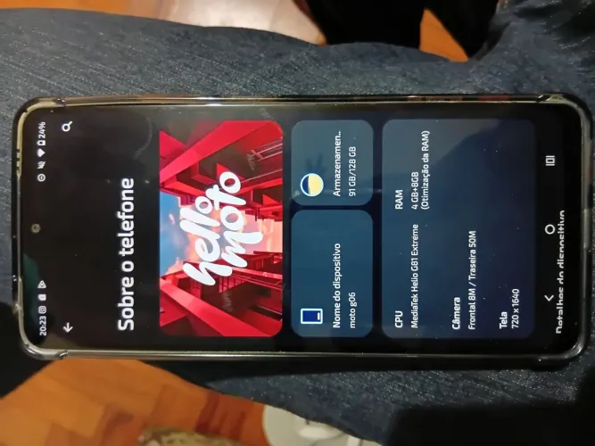 Moto G06 Recém comprado