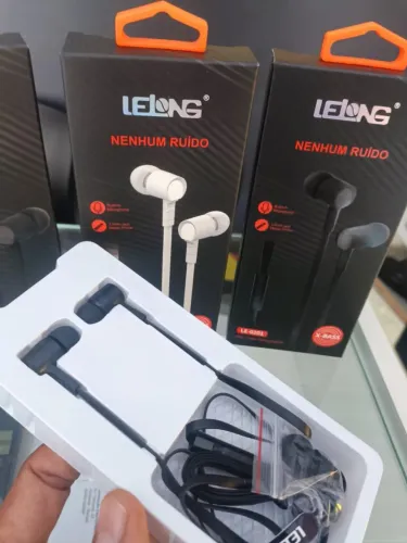 Fone com fio lelong garantia e qualidade