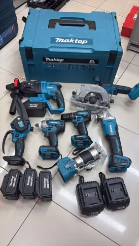 Kit de 7 ferramentas a bateria 