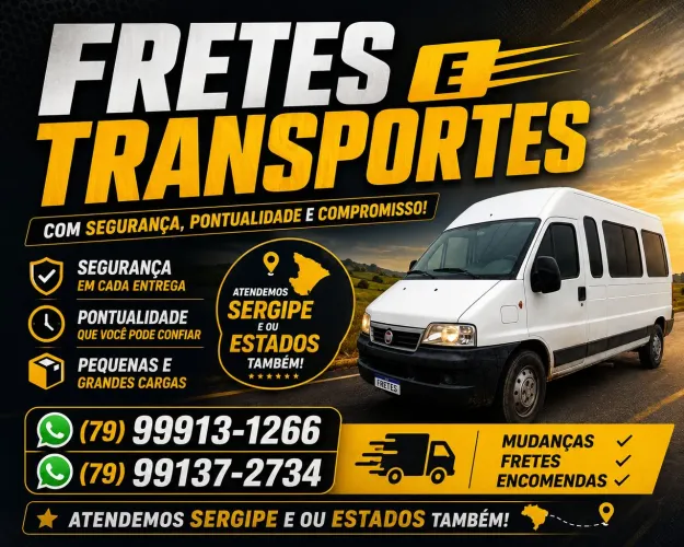 Fretes e transportes de cargas!