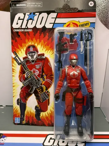 Gi Joe Classified Retro Card Crimson Guard Walmart Exclusive - Comandos em ação