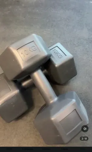 Halteres 10kg novo - preço negociável