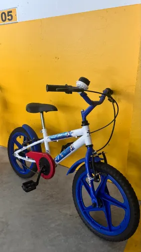 Bicicleta Sonic aro 16 com rodinhas infantil