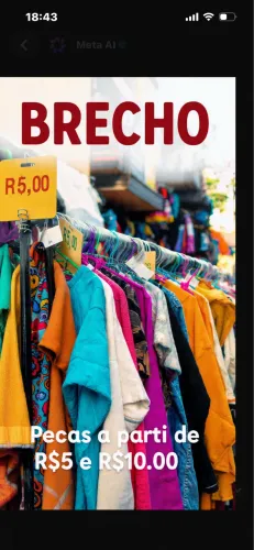 Roupas para brechó