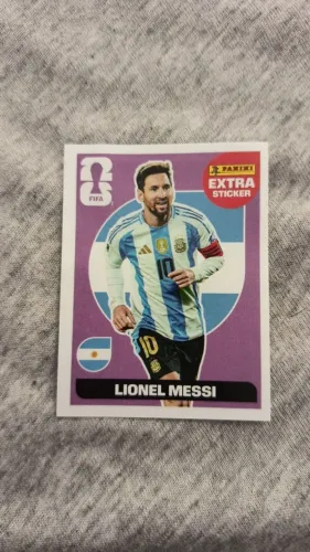 Figurinha Extra Sticker Lionel Messi Rara - Copa do Mundo FIFA 2026 Panini