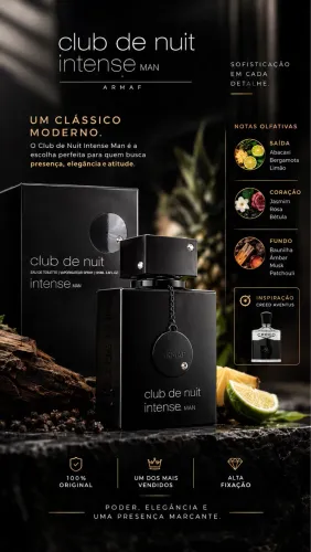 Perfume Árabe CLUB DE NUIT INTENSE MAN