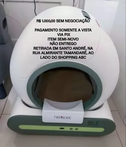Caixa de areia automática (bivolt) Newpet