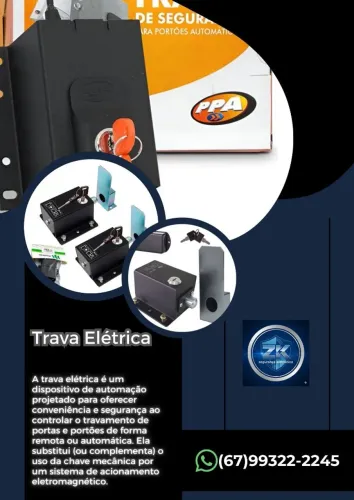 Trava de Segurança: Reforço Extra