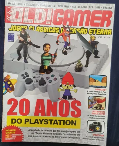 Pôster Jogos memoráveis - Revista Old! Gamer n° 23