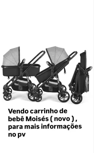 Vendo carrinho Moisés novo não entrego o valor 
