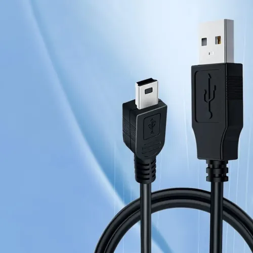 Cabo USB Mini B para controle de PS3, MP3, MP4, Câmera 