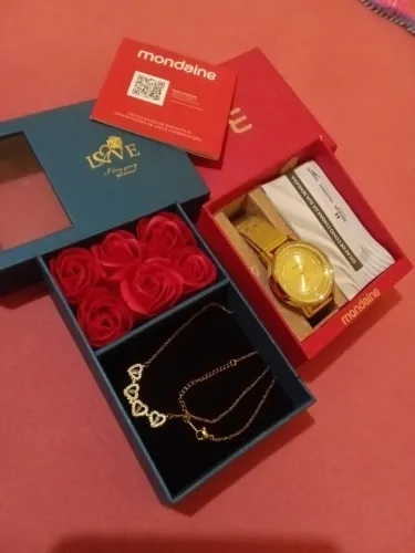 Relógio Colar Feminino