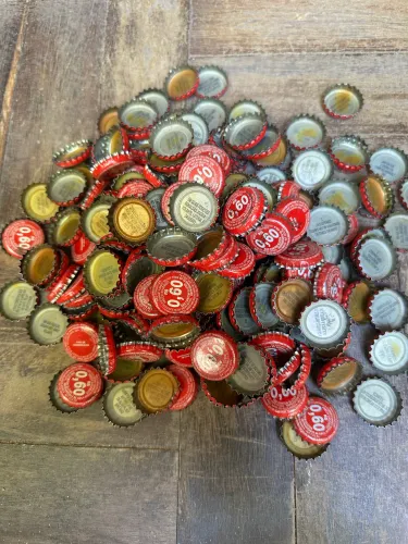 Tampinha colecionável coca cola